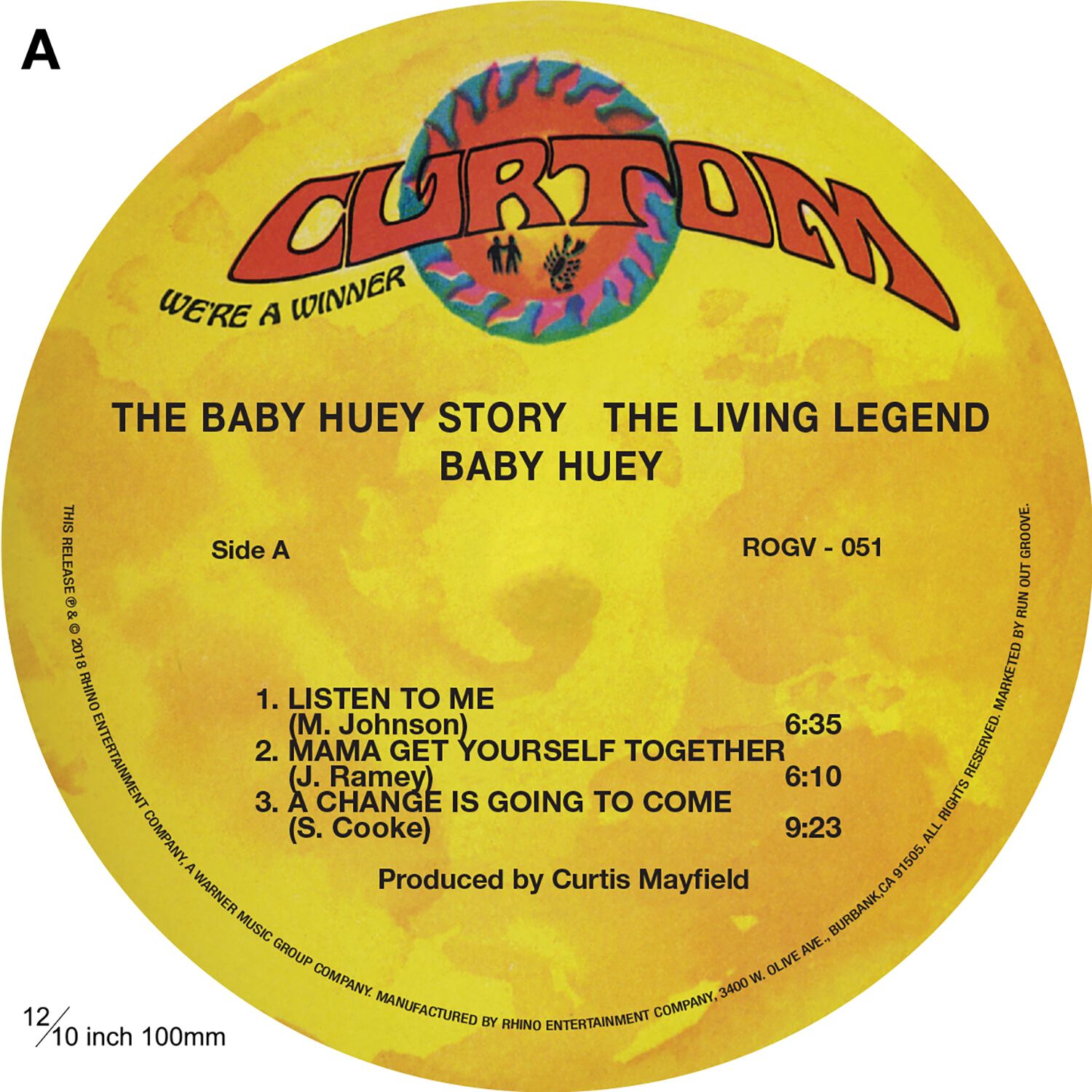 The Baby Huey Story: The Living Legend 2LP | Run Out Groove
