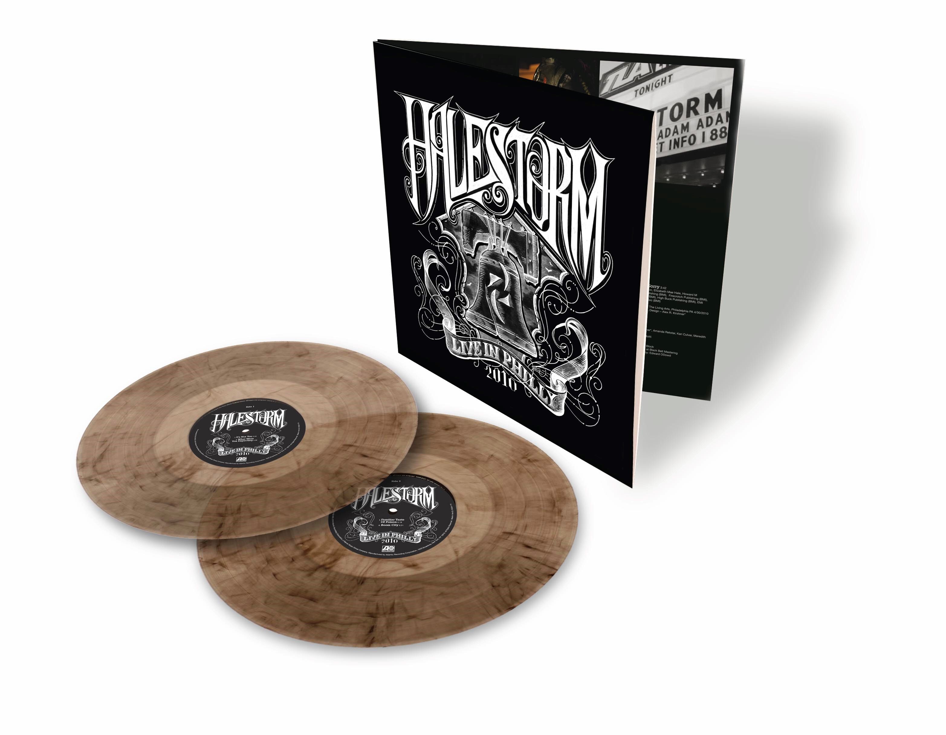 欧2discs LP Halestorm Live In Philly 2010 ROGV115 Run Out Groove, Atlantic /00660 Halestorm Live in Philly 2010 LP 2020 Atlantic Records