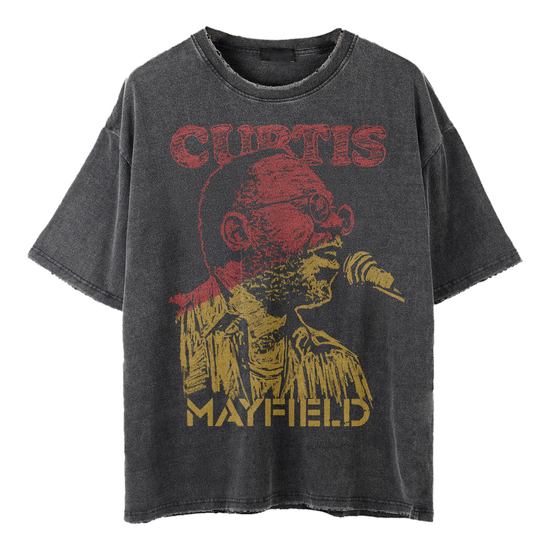 Curtis Mayfield Profile Vintage T-Shirt